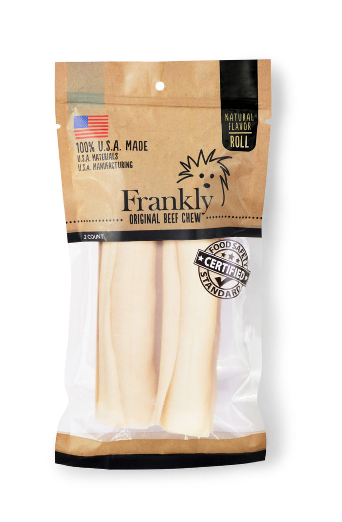 Frankly - Natural Beef Chew Rolls, 2ct
