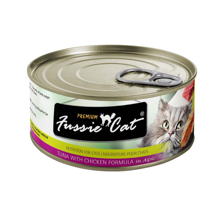 Fussie Cat - Tuna With Chicken Formula In Aspic Wet Cat Food