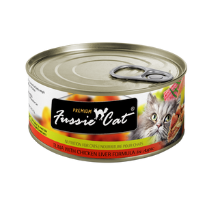 Fussie Cat - Tuna With Chicken Liver Formula In Aspic Wet Cat Food