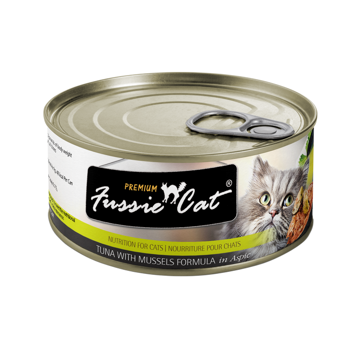 Fussie Cat - Tuna With Mussels Formula In Aspic Wet Cat Food