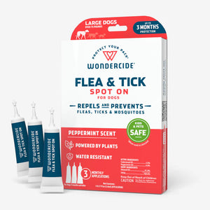 Wondercide - Flea & Tick Spot On for Dogs + Cats with Natural Essential Oils