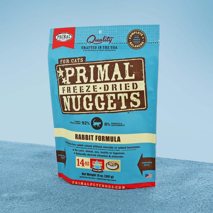 Primal - Raw Freeze-Dried Rabbit Formula for Cats