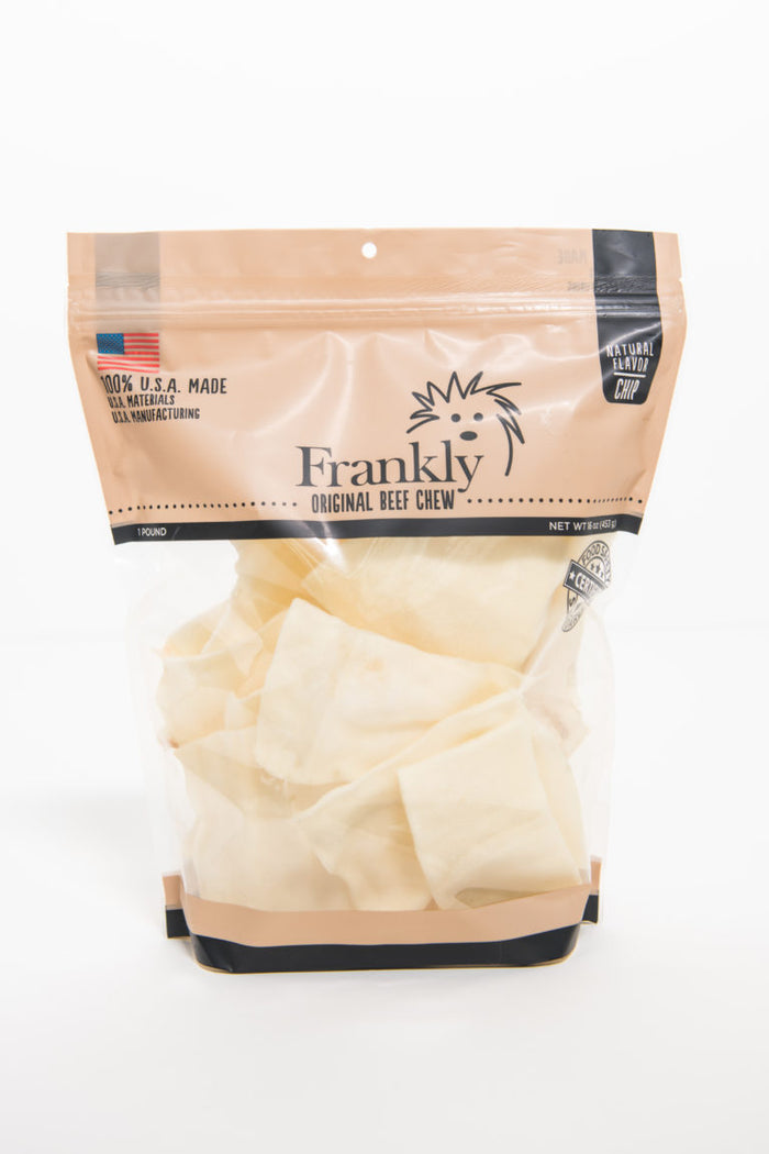 Frankly - Natural Beef Chew Chips, 1-lb