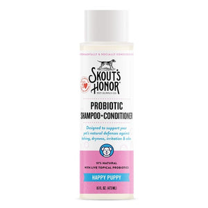Skout's Honor - Probiotic Shampoo + Conditioner for Dogs & Cats, 16-oz