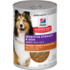 Hill's Science Diet - Adult Sensitive Stomach & Sensitive Skin Tender Turkey & Rice Stew Wet Dog Food
