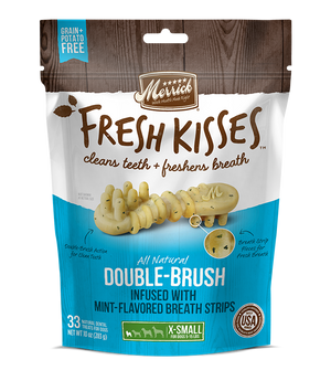 Merrick - Fresh Kisses with Mint-Flavored Breath Strips Dental Dog Treats