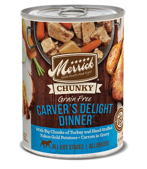 Merrick - Chunky Grain-Free Carver's Delight Dinner in Gravy Wet Dog Food