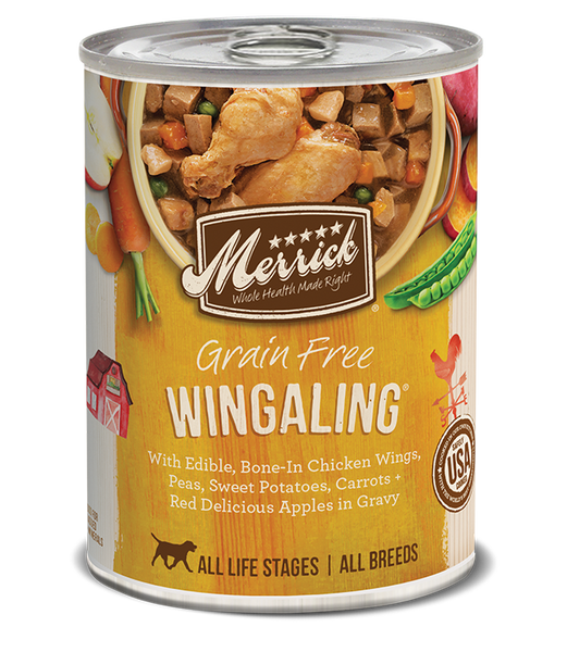 Merrick Grain Free Wingaling in Gravy Wet Dog Food Altoona IA Des Moines IA Urbandale IA West Des Moines IA Bone a Patreat