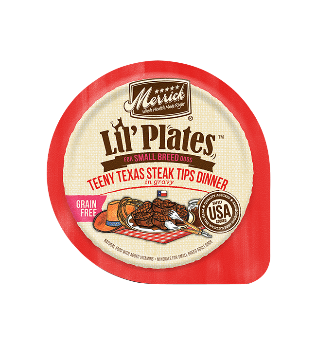 Merrick -  Lil' Plates Teeny Texas Steak Tips Dinner in Gravy Wet Dog Food