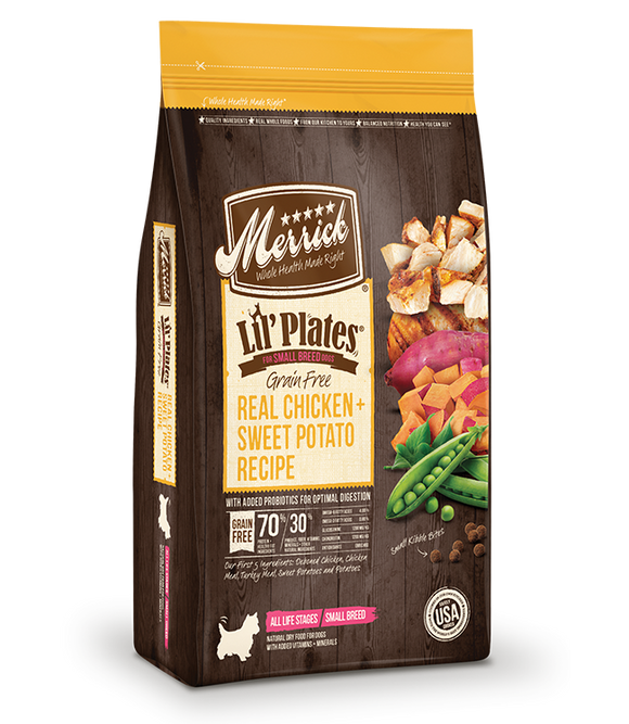 Merrick -  Grain-Free Real Chicken + Sweet Potato Recipe Dry Dog Food