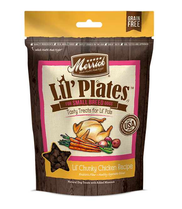 Merrick -  Lil' Plates Lil' Chunky Chicken Recipe Dog Treats