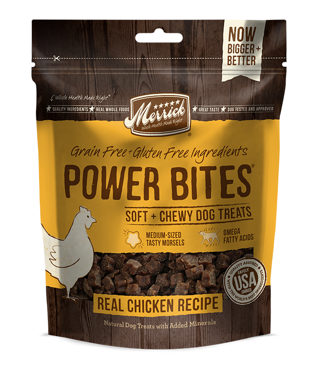 Merrick -  Power Bites - Real Chicken Recipe Dog Treats