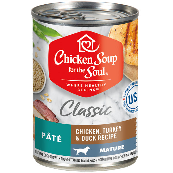 Chicken Soup - Mature Chicken, Turkey & Duck Pate Wet Dog Food