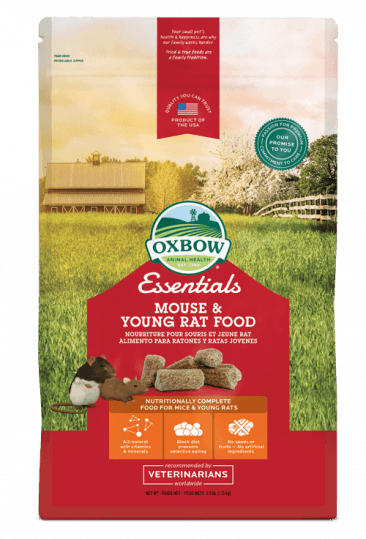 Oxbow - Essentials Mouse & Young Rat Food, 2.5lb