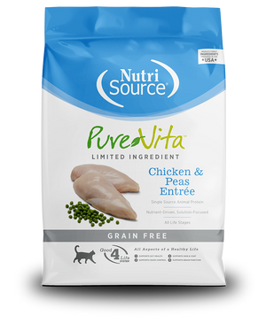 PureVita - Grain-Free Chicken & Peas Entrée Dry Cat Food