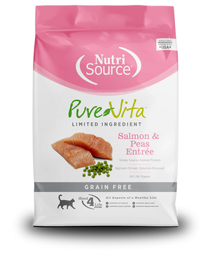 PureVita - Grain-Free Salmon & Peas Entrée Dry Cat Food