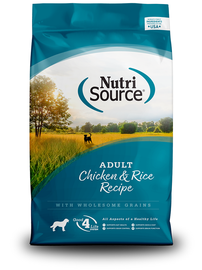 NutriSource - Adult Chicken & Rice Recipe Dry Dog Food