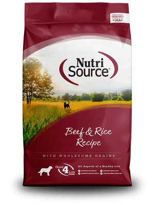 NutriSource - Beef & Rice Recipe Dry Dog Food