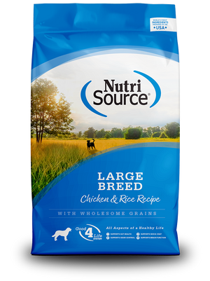 NutriSource - Large Breed Chicken & Rice Recipe Dry Dog Food