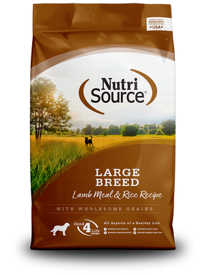 NutriSource - Large Breed Lamb Meal & Rice Recipe Dry Dog Food