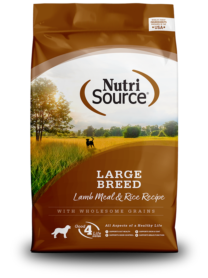 NutriSource - Large Breed Lamb Meal & Rice Recipe Dry Dog Food
