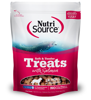 NutriSource - Soft & Tasty Salmon Dog Treats