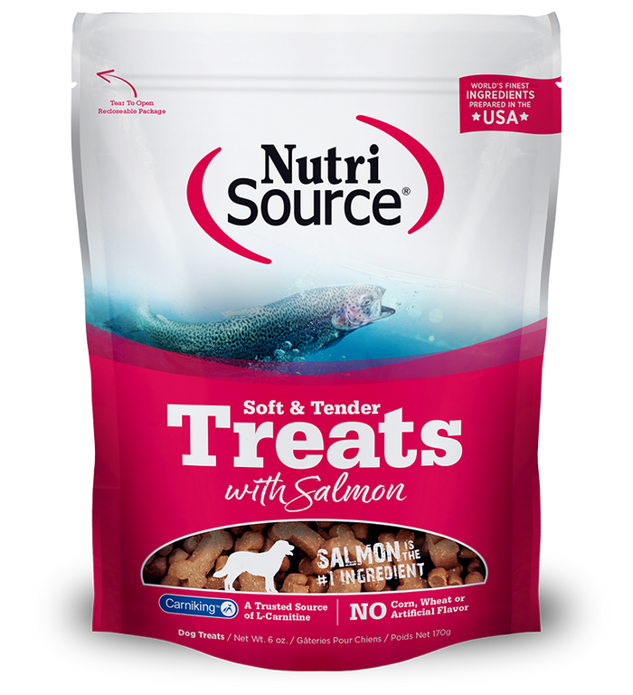 NutriSource - Soft & Tasty Salmon Dog Treats