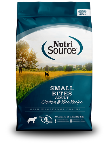 Nutrisource dog food small bites deals