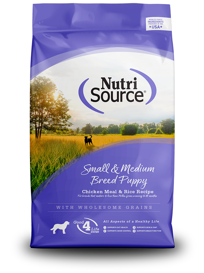 NutriSource - Small & Medium Breed Puppy Dry Dog Food