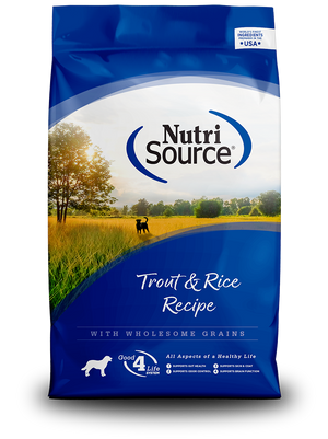 NutriSource - Trout & Rice Recipe Dry Dog Food