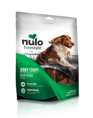 Nulo - Freestyle Jerky Strips Duck with Plums Recipe Dog Treats