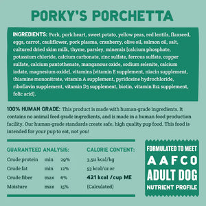 A Pup Above - Porky's Porchetta Dry Dog Food