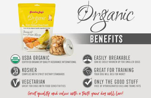 Grandma Lucy's - Organic Banana & Sweet Potato Dog Treats
