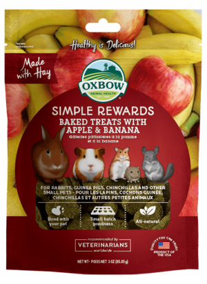 Oxbow - Simple Rewards Apple & Banana Treats