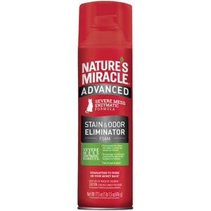 Nature's Miracle - Advanced Stain and Odor Eliminator Foam for Cats, 17.5oz