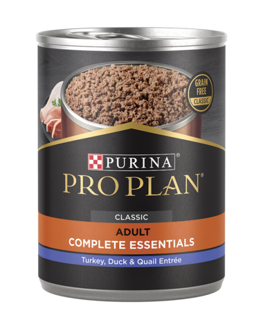Purina Pro Plan - Grain-Free Adult Classic Turkey, Duck & Quail Entrée Wet Dog Food