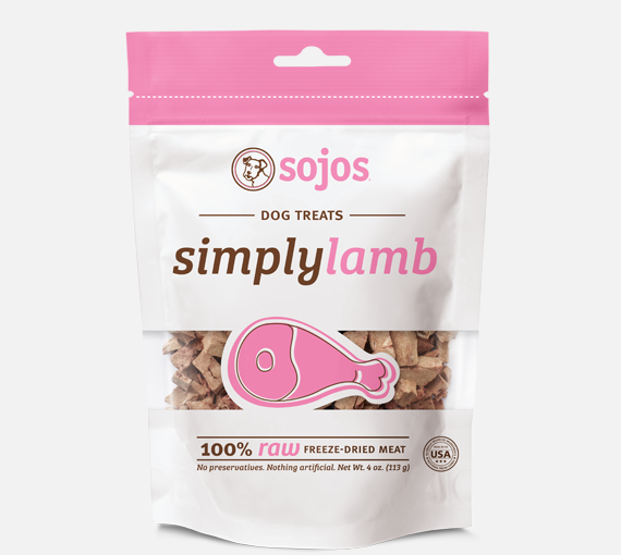 Sojos - Simply Lamb Freeze-Dried Dog Treats