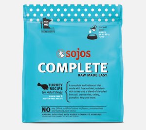 Sojos -  Complete Turkey Recipe Dehydrated Dog Food