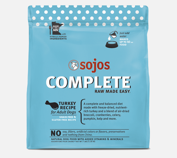 Sojos -  Complete Turkey Recipe Dehydrated Dog Food