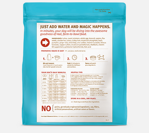 Sojos -  Complete Turkey Recipe Dehydrated Dog Food