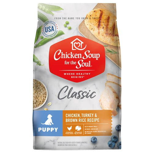Chicken Soup - Puppy Chicken, Turkey & Brown Rice Dry Dog Food