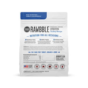 Bixbi - Rawbble Turkey Freeze-Dried Cat Food