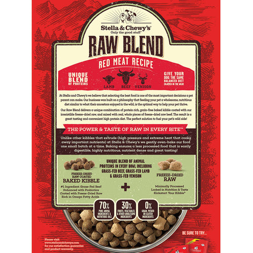 Stella & Chewy's - Red Meat Raw Blend Kibble Dry Dog Food