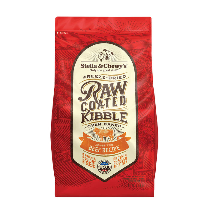 Stella & Chewy's - Raw Coated Grass-Fed Beef Kibble Dry Dog Food