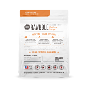 Bixbi - Rawbble Chicken Freeze-Dried Dog Food