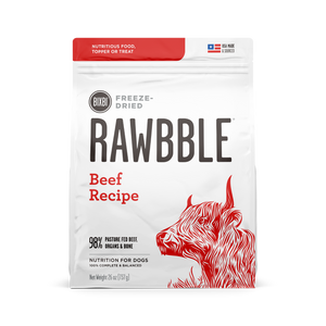 Bixbi - Rawbble Beef Freeze-Dried Dog Food