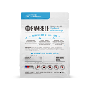 Bixbi - Rawbble Chicken & Salmon Freeze-Dried Dog Food