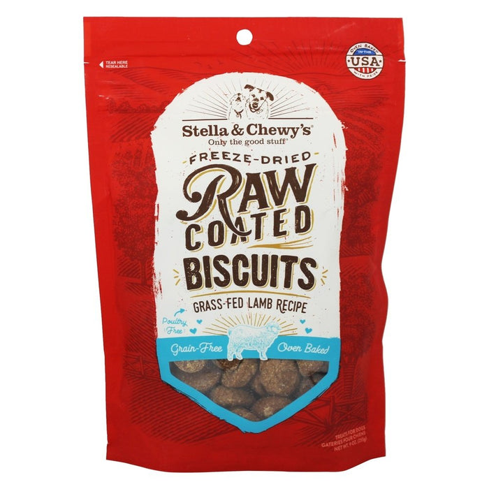 Stella & Chewy's - Grass-Fed Lamb Raw Coated Biscuits Dog Treats