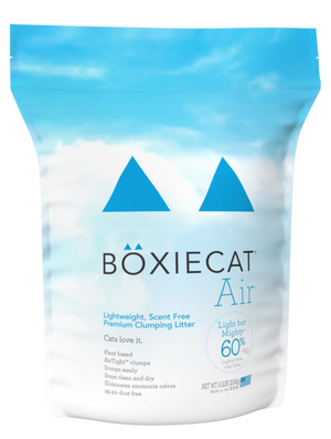 Boxiecat - Air Lightweight, Scent Free, Premium Clumping Litter