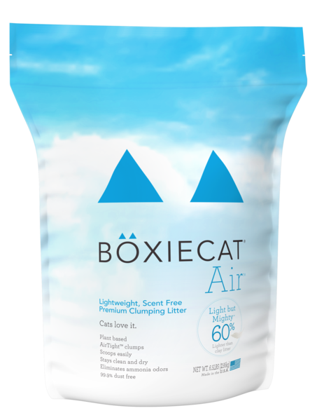 Boxiecat - Air Lightweight, Scent Free, Premium Clumping Litter